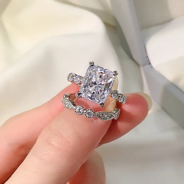 Sterling Silver Princess Love Ring