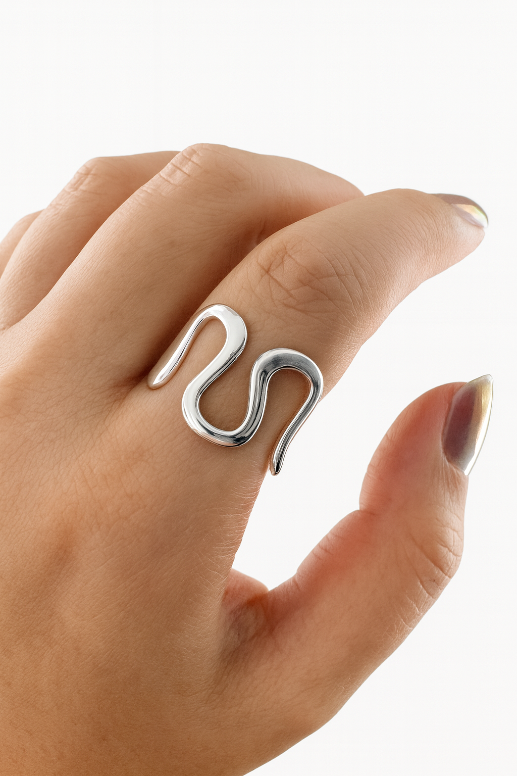 The Sculpted Flow Ring