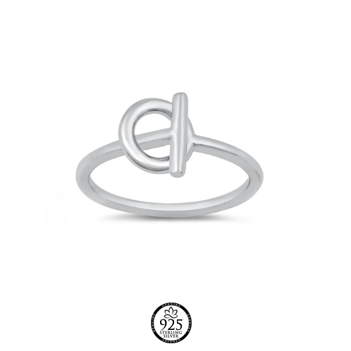 Sterling Silver Simple Knot Ring