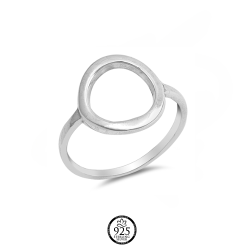 Sterling Silver Life Circle Ring