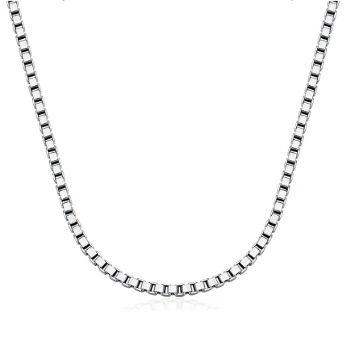 Sterling Silver Italian Box Chain 1.3mm