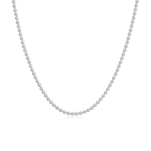 Sterling Silver Bead Chain 2.5 MM