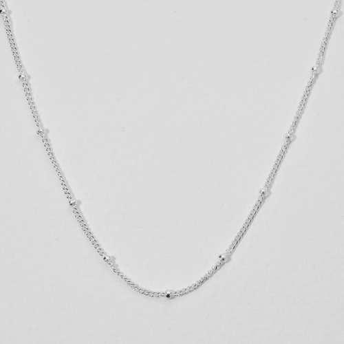 Sterling Silver Satellite Chain Necklace