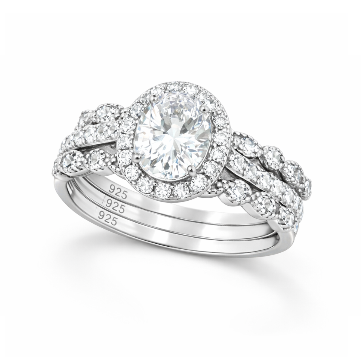 Sterling Silver Unforgettable Day Engagement Ring