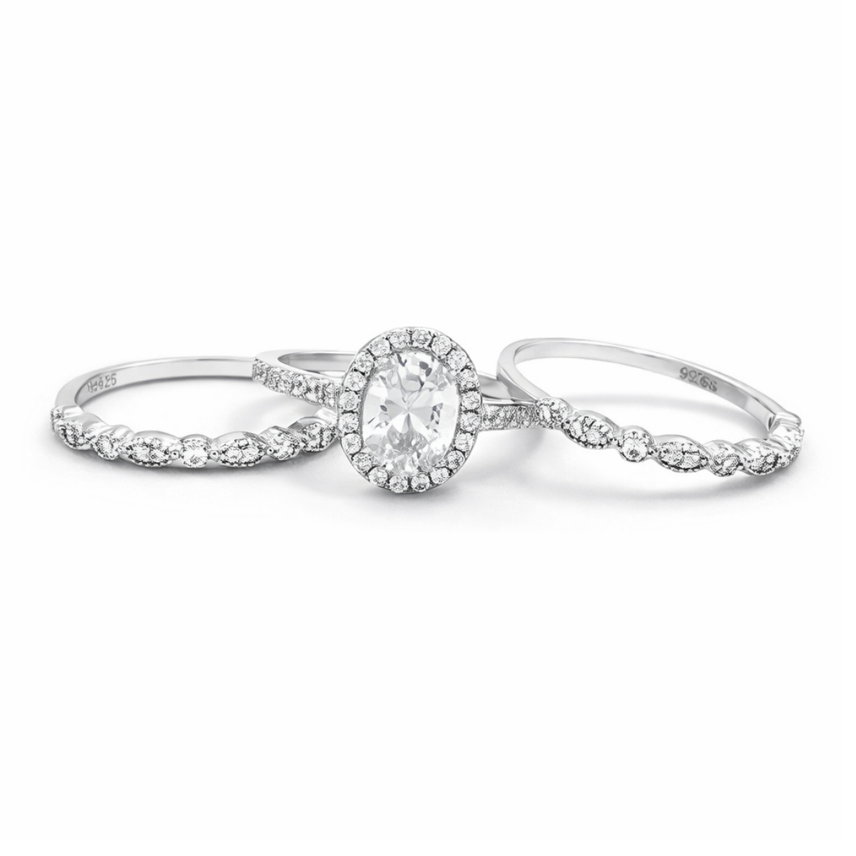 Sterling Silver Unforgettable Day Engagement Ring