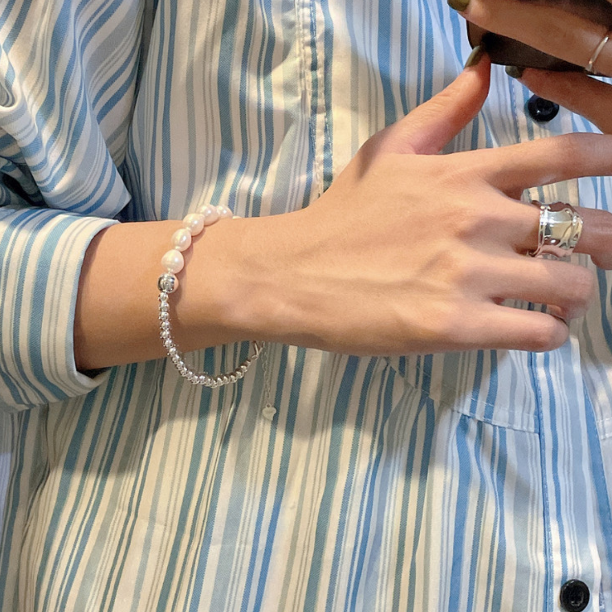 The Pearl Orbit Bracelet