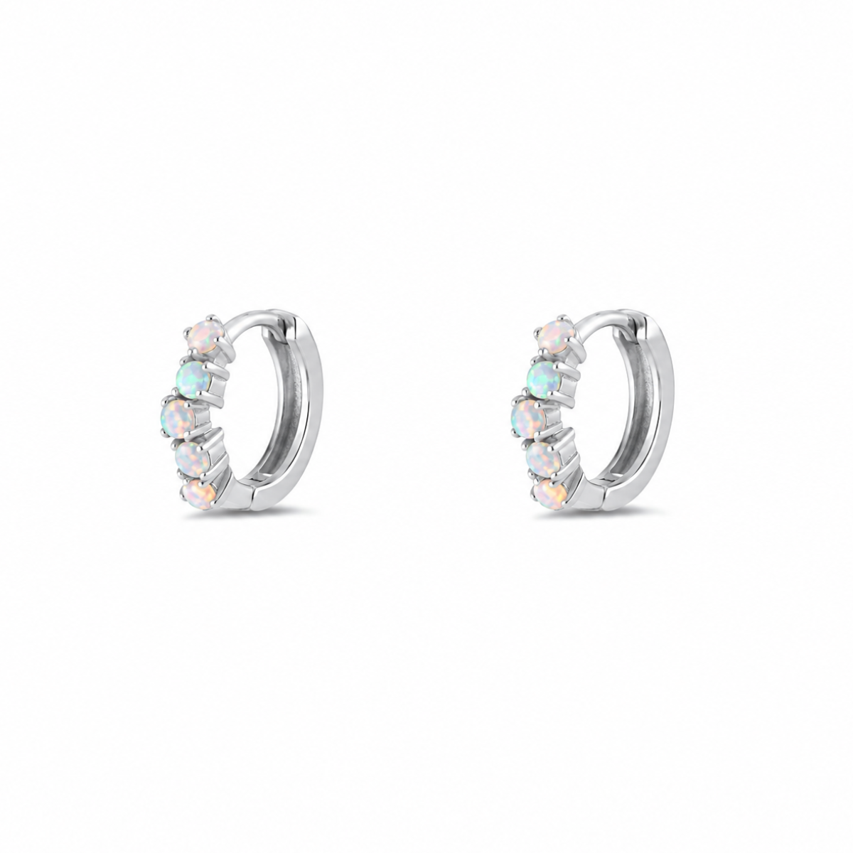 Moonlight Opal Hoops