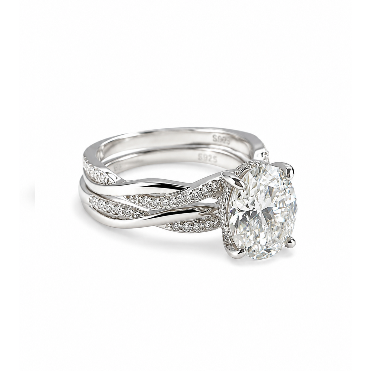 Aurora Anillo de Moissanita 2 CT