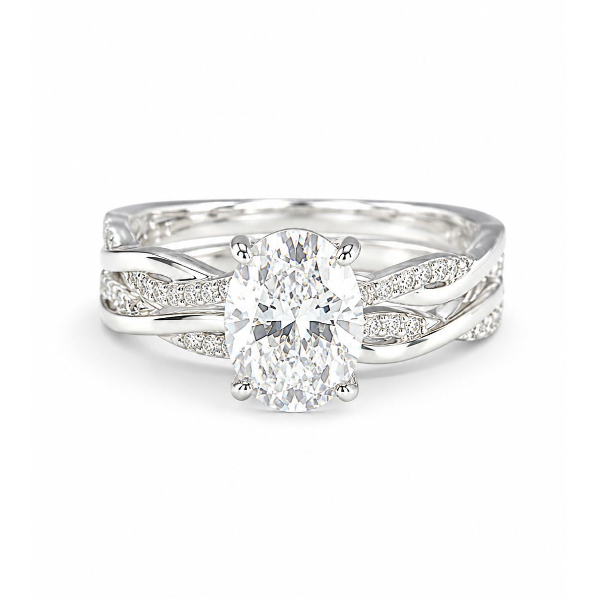 Aurora Anillo de Moissanita 2 CT