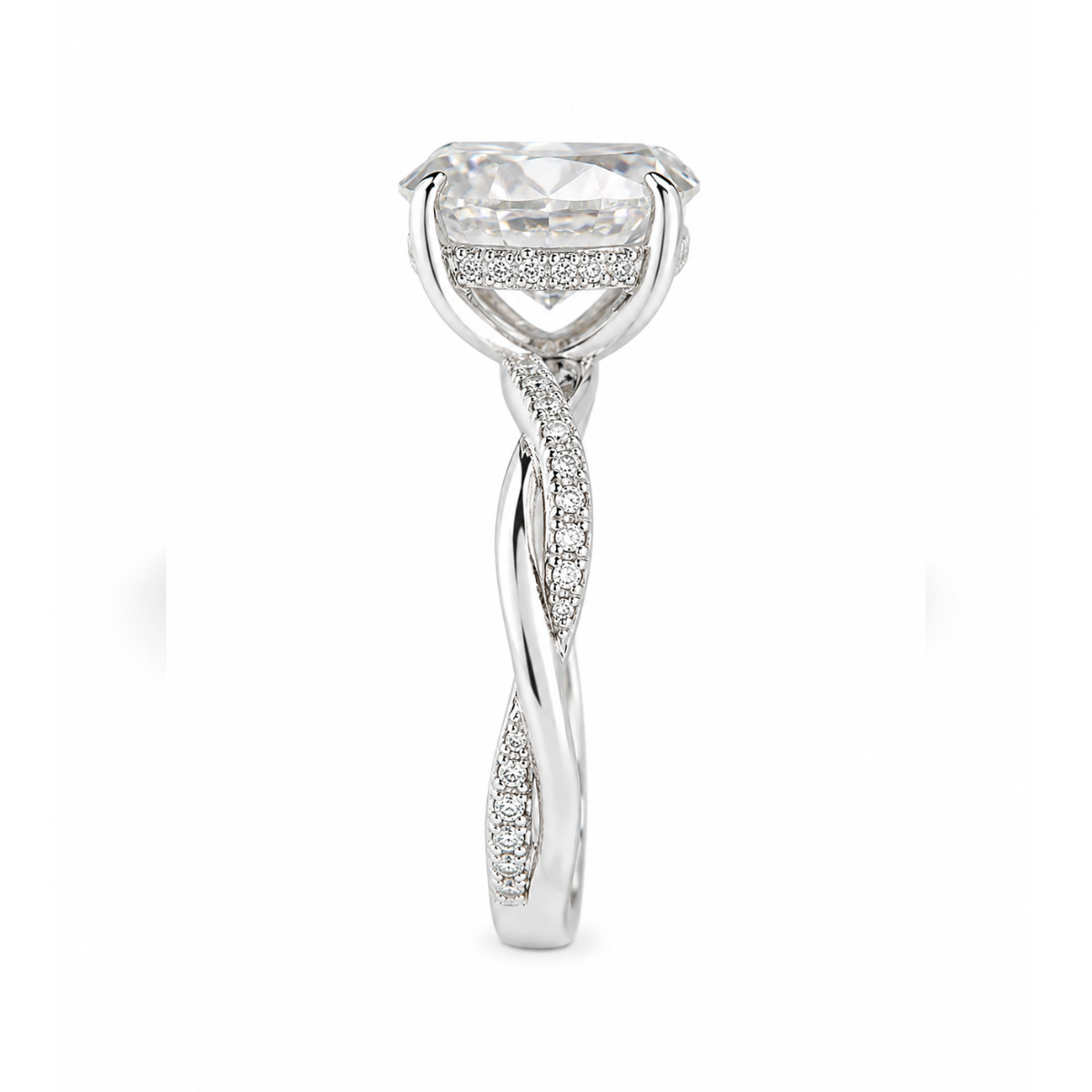 Aurora Anillo de Moissanita 2 CT