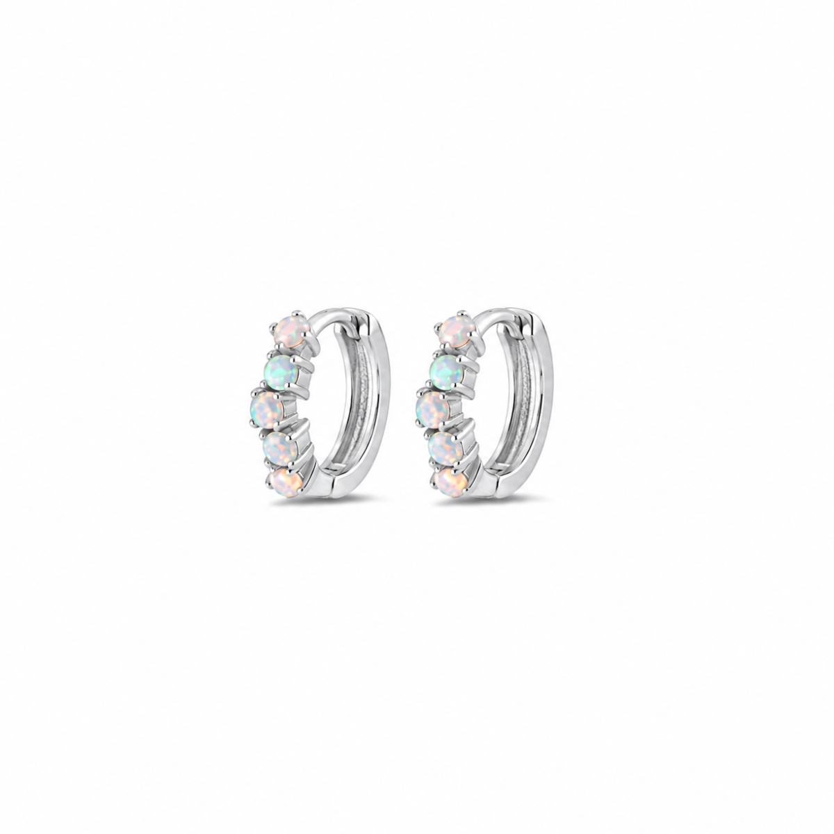 Moonlight Opal Hoops