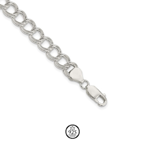 Sterling Silver Alex Italian Chain Link Bracelet