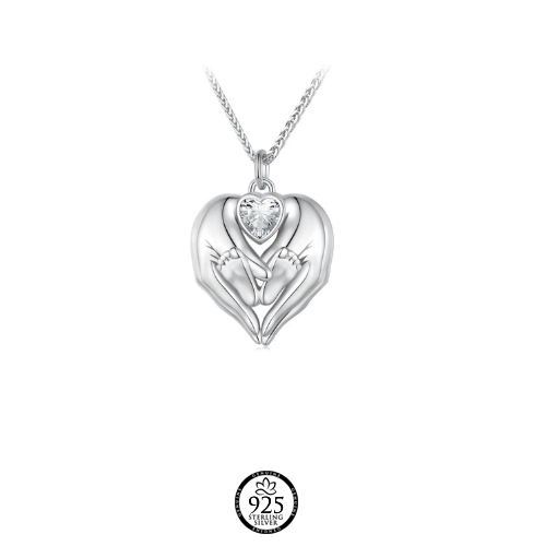 Sterling Silver Forever Holding You Necklace