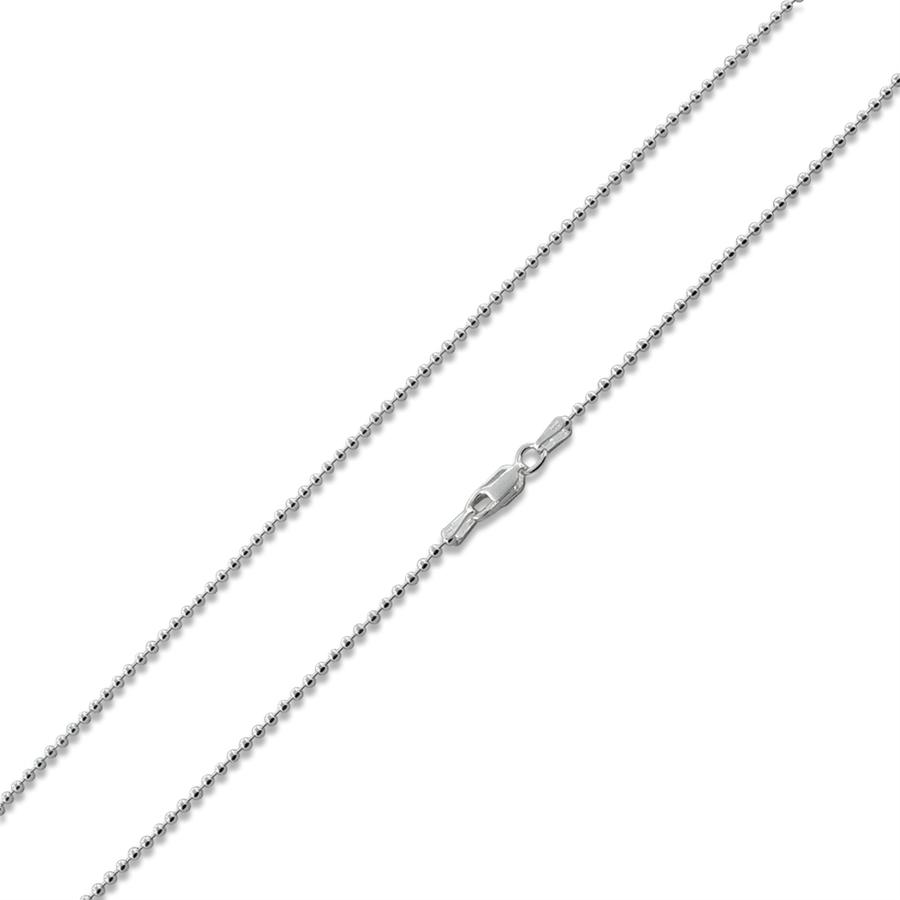 Sterling Silver Bead Chain 1.8mm