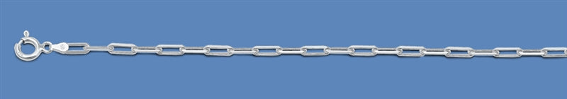 Sterling Silver Italian Chain - Staple 2mm Chain