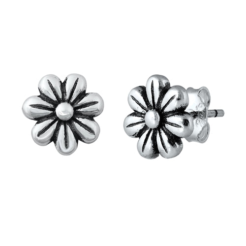 Sterling Silver Margaritas Flower Earrings