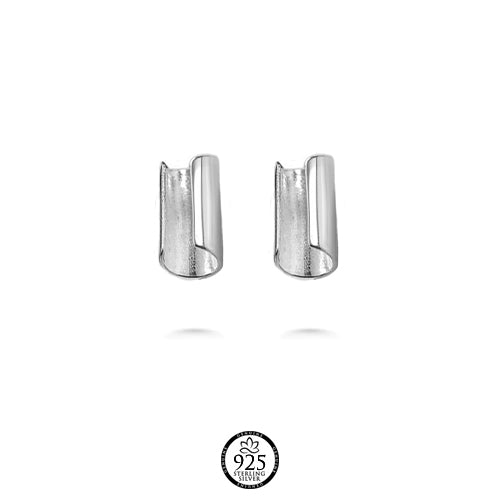 Sterling Silver Long Earcuff earring