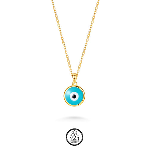Sterling Silver My Protector Eye Necklace