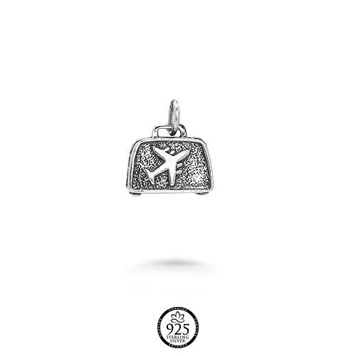 Sterling Silver Suite Case Charm