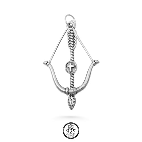 Sterling Silver Bow & Arrow Charm