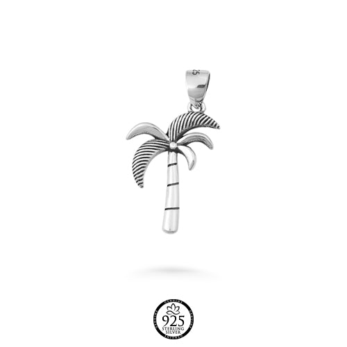 Sterling Silver Tropical Palm Charm