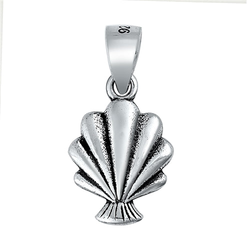 Sterling Silver Mermaid Seashell Charm