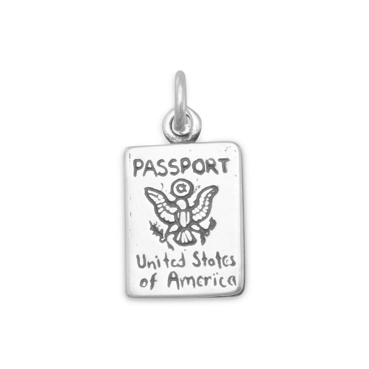 Sterling Silver My Passport Necklace