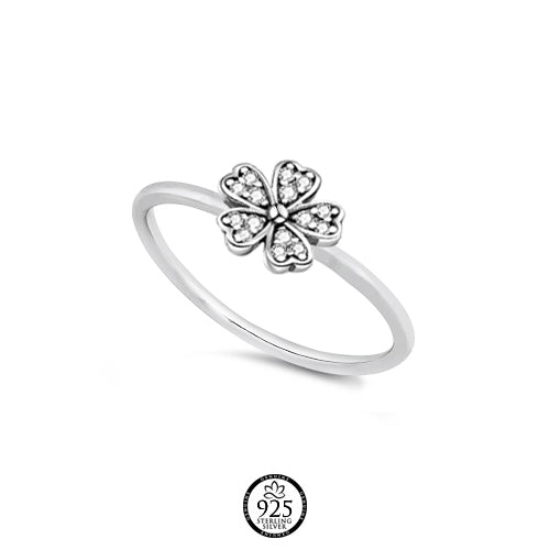 Sterling Silver Elegant Daisy Flower Ring