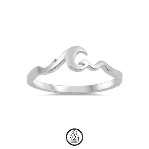 Sterling Silver Mar Caribe Waves Ring