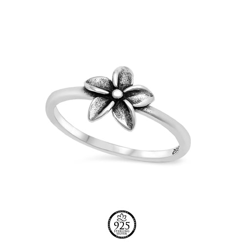Sterling Silver Hawaiian Flower Ring