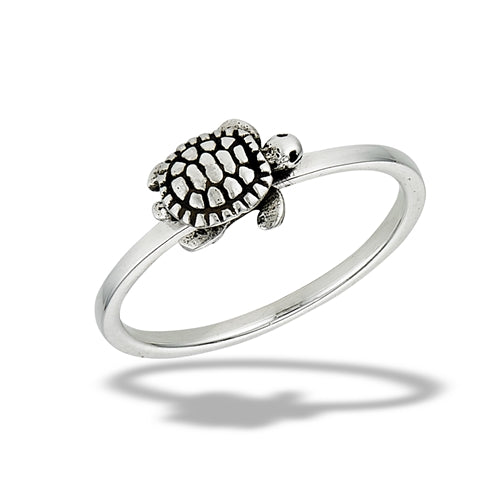 Sterling Silver Hawaii Turtle Ring