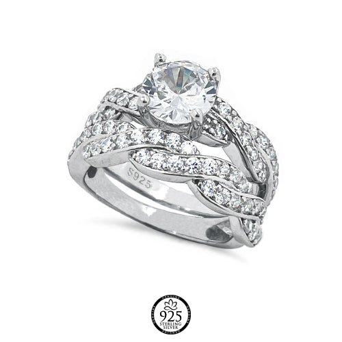Sterling Silver Royalty Engagement Ring