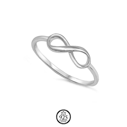 Sterling Silver Infinity Sign Ring