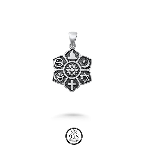 Sterling Silver Divine Unity Necklace