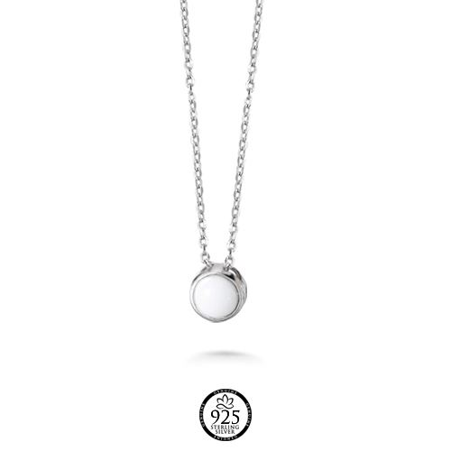 Sterling Silver Simple Vicky Necklace