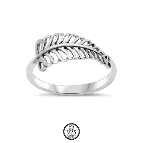 Sterling Silver Fall Leave Ring